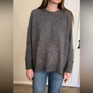 Zara Grey Oversized Sweater Size S